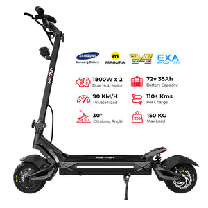 Maxfun 10 MAX High Performance Premium Electric Scooter